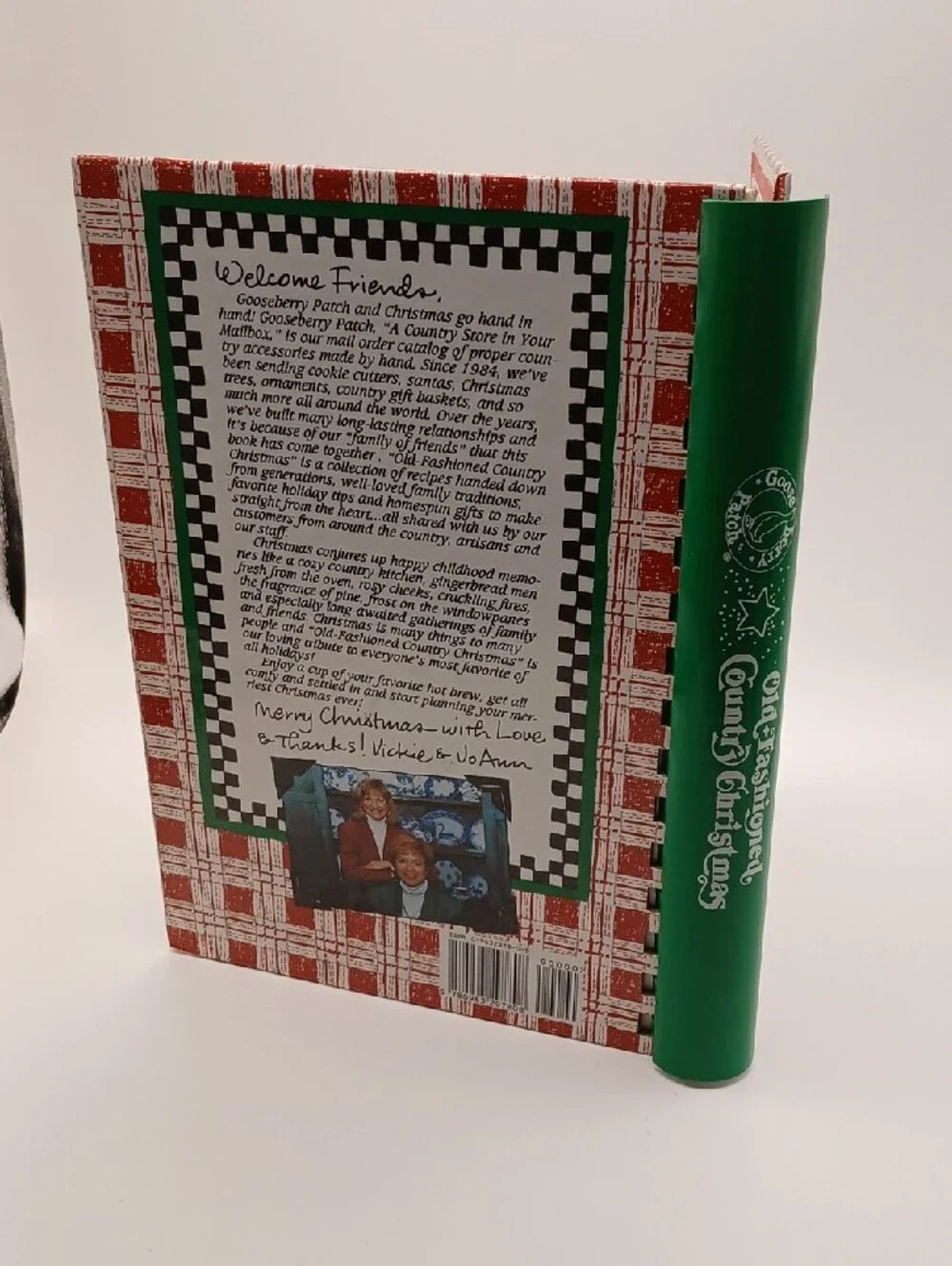 1995 Gooseberry Patch Old - Fashioned Country Christmas Cookbook READ